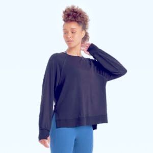 WOMENS XS JOYLAB NAVY CREWNECK